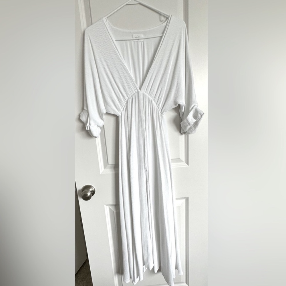 Petal and Pup Bayview Dress white